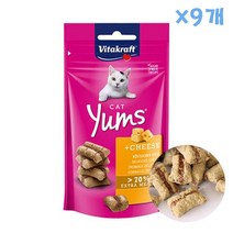 비타 캣얌 치즈맛 40g 상점주니오피 X 9개 져키 고양이 간식 대용량, 상점주니오피 1
