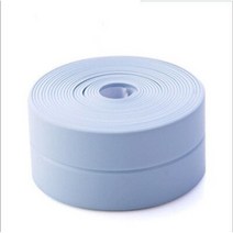 욕실 주방 액세서리 샤워 목욕 씰링 스트립 테이프 코킹 스트립 자체 접착 방수 벽 스티커 싱크 가장자리 테이프, 파란