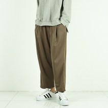[데님공방] 겨울 기모 와이드 밴딩 발란스팬츠 4컬러 스판 추리닝 링클프리 편한바지 S-2XL