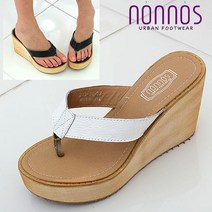 [논노스/nonnos]미쓰에이 통굽 웨지슬리퍼(M-293-36)