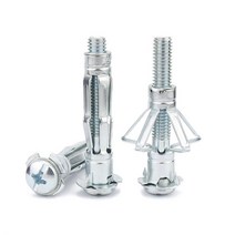 아이볼트 앙카 고리 링 아이너트 스텐 서스 철 M4 M5 M6 M8 M10 M12 M16 m4 m5 m6 건식 벽체 앵커 석고 보드 캐비티 플러그 dowel 중공 벽 앵커 몰리, 4x60 2개
