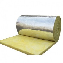 그라스울 유리 섬유 보드 단열재 보온 절연 충진재, 10cm 양면 호일(길이 20m x 1.2m