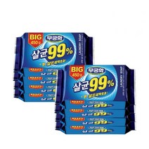 (빨래비누/세탁비누) 빅살균비누 450g x 8개
