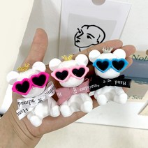 핸드메이드 베어브릭 석고방향제 답례품 돌 결혼식, 연핑크, 클린코튼