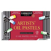 Sargent Art 22-2015 12개입 대형 오일 파스텔 6.9 x 1.1cm