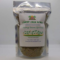Mung Bean Sprouting Seed- 9 Oz - Country Creek Brand - Dried Mung Beans for Sprouts Garden Planting, 1