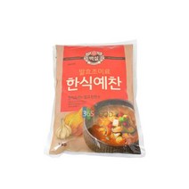 더 맛있는 백설 한식예찬 3kg 업소용 식당용 식자재 소스 분말 양념, 1개