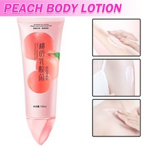 1 Pc 100ml 피치 화이트닝 딥 모이스춰 라이징 영양 스킨 스무스 바디 로션 크림 여성용 페이스 케어 뷰티