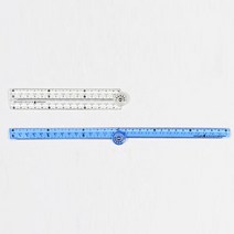 1500 스마트 포인트 더블 겹자 30cm 접자 눈금자 학습 준비물 사무용품 학용품 문구, 단품