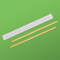 나무 커피스틱 개별포장 카페 음료 머들러 178x6mm 1000개입
