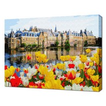 에코솔 셀프페인팅 암스테르담의 튤립 왕국 DIY 풍경화그리기 40 x 50 cm, 30색