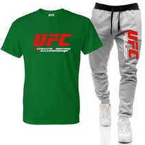 UFC 트레이닝복세트 면티 반팔티 남자 츄리닝바지 조거팬츠 운동복 헬스옷 남성 리베르샵