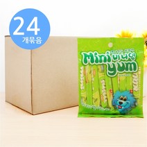 미니염 츄잉캔디 사과맛 10p, 67g, 24개