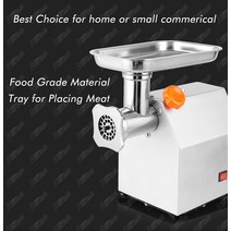 TC8 자동 전기 고기 분쇄기 Mincer 기계 식품 스테인레스 스틸 트레이, [02] TC12 170kg an hour, [01] 110V, [02] EU