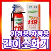 원룸 자취방 자동차겸용 소형 간이소화기 차량화재 휴대용, 1개, 레드