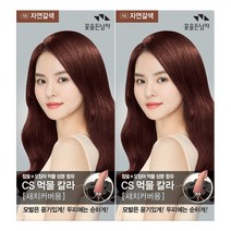 꽃을든남자 오징어먹물 염모제 N6 자연갈색 X 2개