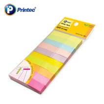 [현주잡화] 50X10mm 종이인덱스(PI040 혼합10색 50X10mm 45매X10 프린텍) OG864yt-S6