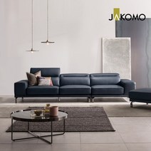 무토 4인 기능성 비텔로 통가죽 슈렁큰 천연면피 소가죽 소파(전면가죽적용)+스툴, 화이트그레이