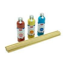 독일직구 호퍼 푸드 펀 캔디 플로스 설탕 3 x 230g 캔디 플로스 기계용. 캔디플로스 젓가락 50개 포함 (1세트 딸기 바닐라 츄잉껌 + 50 젓가락), 상세참조, 수량