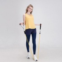 뒤란 뒤란 운동과 일상을 한번에~ 스플래쉬 투인원 레깅스 DFW4035 여성 요가복