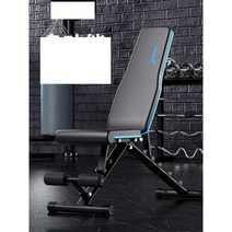 헬스 인클라인벤치프레스 디클라인 플랫 운동 등받이, (접이식 덤벨 벤치) + 120lb라텍스튜브