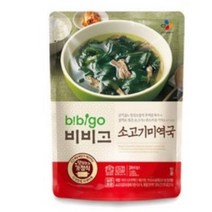 비비고 소고기 미역국, 300g, 6개