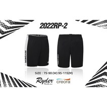 RYDER 라이더 2022RP-2 블랙 여자 남자 배드민턴 반바지 팬츠 운동복