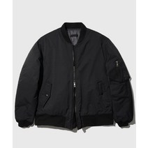 JEMUT 3/17 배송 카디 오버핏 MA1 자켓 블랙 YHJK2319 Cardi Overfit Ma1 Jacket Black