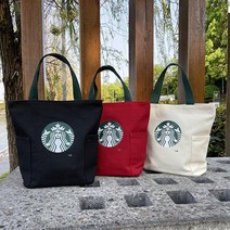 스타벅스 미니 사각 에코백(4Color)