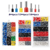 압착 절연 튜브 터미널 세트 배선 커넥터, 터미널 1800pcs, 1개