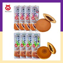 [마루쿄] 쯔부앙 도라야키 275g 5입X3봉 6봉 일본 팬케익 만월빵 단팥빵, 혼합(통+밤), 6입, 276g