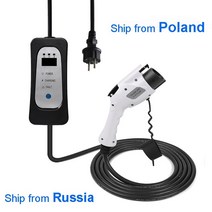 전기차가정용충전기 과금형콘센트 유형 1 J1772 EV 충전기 schuko 플러그 EVSE 충전 케이블 닛산 리프 전기 자동차 16A 13A 10A 8A, type 2, A