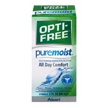 Alcon Opti Free Disinfecting Solution Multi-Purpose All Day Comfort Pure Moist 2 Oz, 1