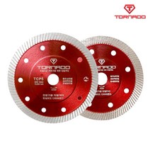 토네이도 다이아몬드 타일커터 2종 TCP4 / TCP5 4인치 5인치 핸드그라인더날 그라인더날 타일용 석판재 절단용 절단날 터보날 커터용 컷팅 부산달동네, TCP4(4인치)