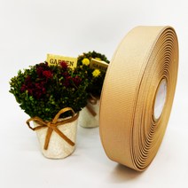 포장 리본 끈 제이제이리본 골직리본15mm 20mm 25mm 60컬러 (길이 45M ) 공단리본, 8베이지, 15mm