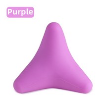 실리콘 마사지 콘 사변형 긴장 장치 공 요근 근육 릴리스 흉추 뒤 목 견갑골 발 요가 마사지, 보라색