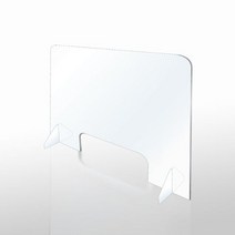 GW7452C3 칸막이 파티션 1인용 안티 비말차단 비말 아크릴 70x50 테이블 투명 가림막 비말연결대 창구형/가림형, 창구형