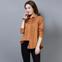 캐주얼 숏 솔리드 셔츠 여밈 패션 봄가을 칼라 긴팔