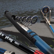 생활낚시 선상 좌대 릴 낚시대 240 가물치 배스루어대 꺽지 쏘가리 송어, 파랑/240