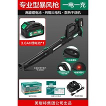 송풍기 초강력파워 대포 제설 먼지청소 전원필수품, (3.0AH배터리1/전원1/충전리프트포함)