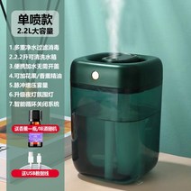 무중력 대용량 가습기 세척쉬운 통세척 천연 감성 어메이징 가습기, 그린/2.2L/단일 스프레이/+ 디퓨저 1종
