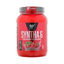 비에스엔 신타6 프로틴 파우더 딸기 밀크쉐이크맛 1.32kg BSN SYNTHA-6, 25g, 1개