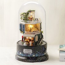 아디코 DIY 미니어처 오르골 돔하우스 - 커피하우스, 1개