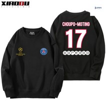 파리생제르맹 맨투맨 긴팔티 캐릭터 가을 프린트 레터링 티 라운드