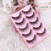 Makone 상표등록 밸리댄스 공연용 화려한 큐빅 속눈썹, 한개옵션0 × 한개옵션1, 1개