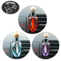 허브모아 아르망 송풍구 자석 차량용 방향제 디퓨저 레드프룻 블랙체리 외 9종 본품 우드 미니 리필