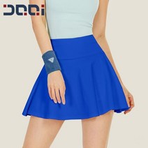 테니스스커트 테니스복 A라인 검정 미니 화이트