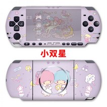 「아이디어 」PSP3000 PSP2000 스티커1000쿠로미 필름바디 스크럽 보호필름 부착기 컬러 필름 게임 캐릭터, PSP2000 리틀 더블스타 스티커