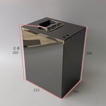 톤트럭 적재함 장비 화물차 리튬배터리 스틸 케이스 보관함, 215x165x280mm