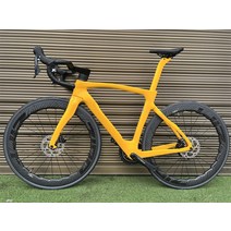 카본자전거 로드 경량 프레임 풀 바이크 디스크 브레이크 완전 105 노란색 T1100 1K, 49.With Aura ace R9270 - cc 51